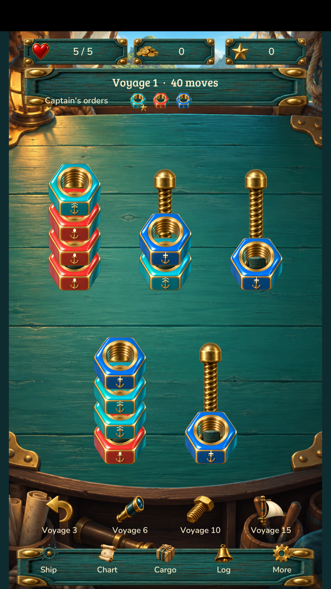 Nut Cracker Cove gameplay screenshot 1